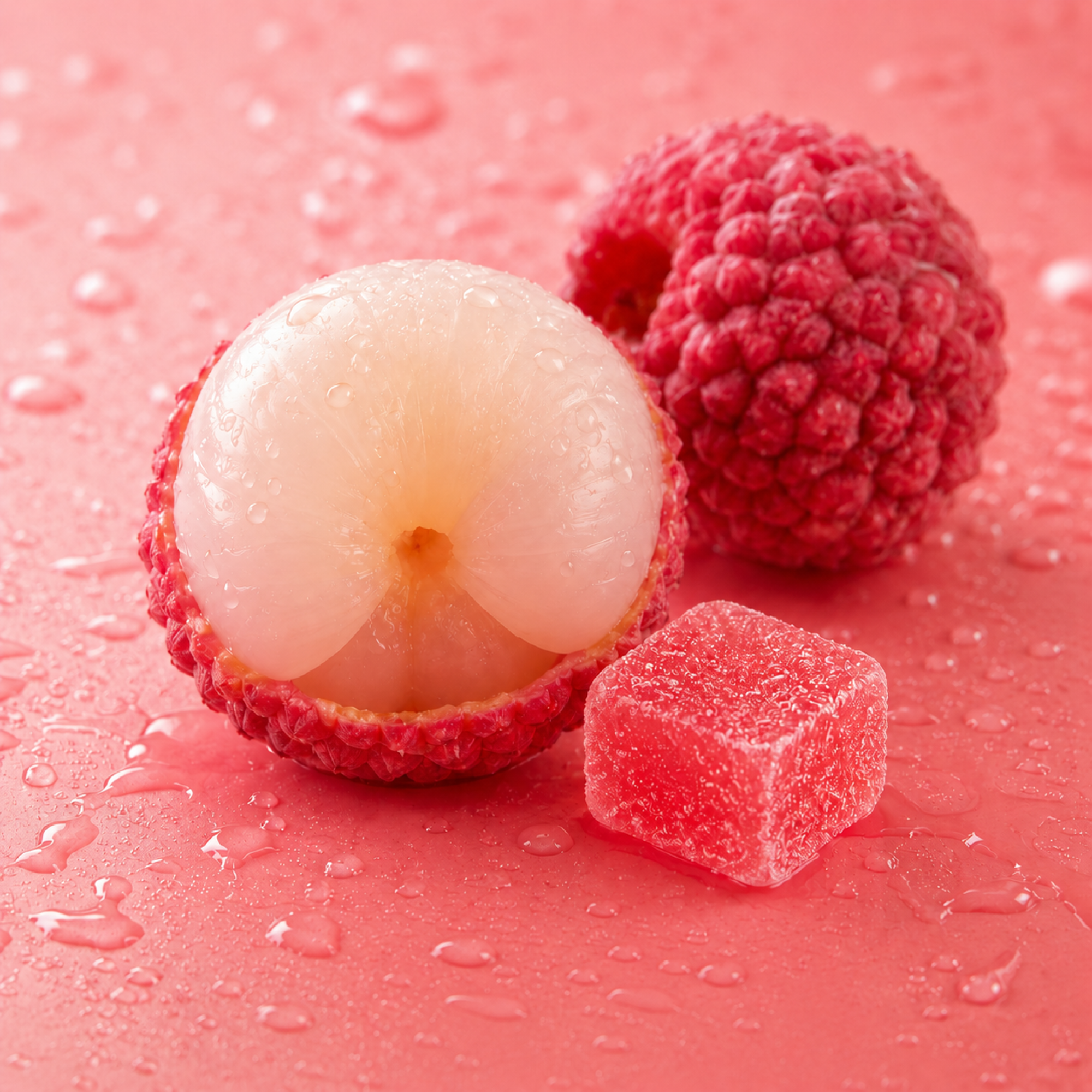 Auronwell Lychee Energy Gummies